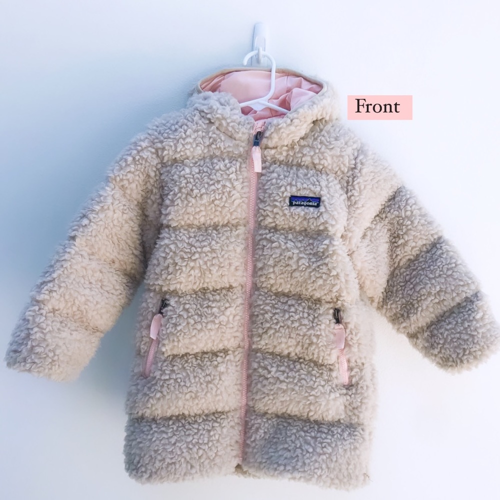 Patagonia Reversable Fleece Jacket Long  “Pink”